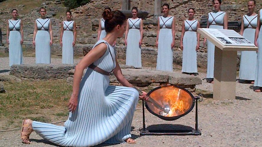 Ellada Mporeis ( RIO 2016 Olympic Flame Touch and Delivery Ceremony )